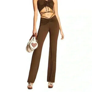 I.AM.GIA Halo Pant Size XS in Chocolate Brown Viral TikTok Euphoria